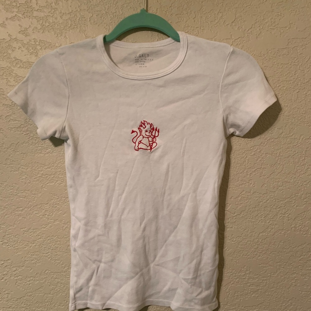 John Galt white T shirt